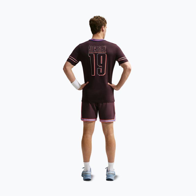T-shirt da uomo Nike Court Dri-FIT Cotton burgundy ash 3