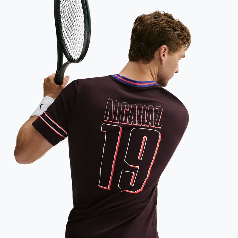 T-shirt da uomo Nike Court Dri-FIT Cotton burgundy ash 6