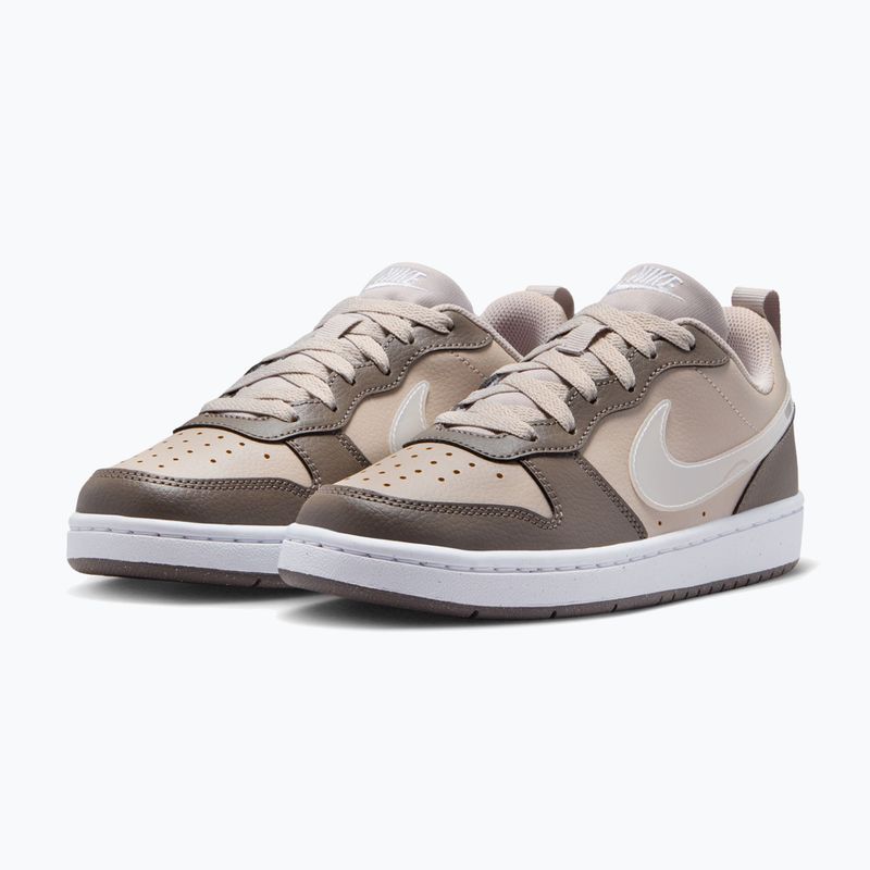 Scarpe per bambini Nike Court Borough Low moon particle/cave stone/white/white 3