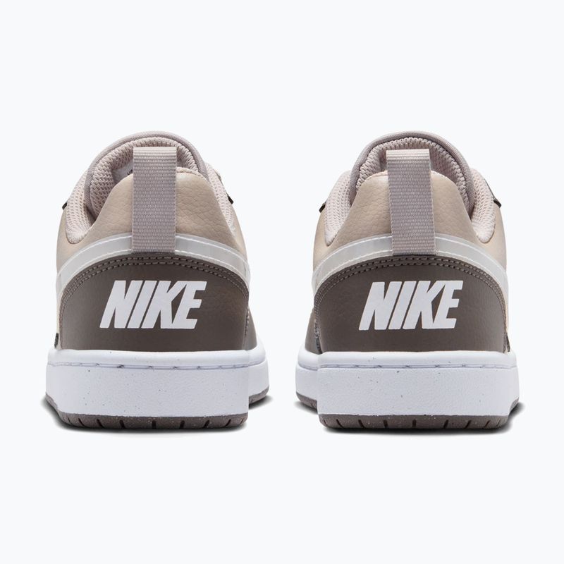 Scarpe per bambini Nike Court Borough Low moon particle/cave stone/white/white 4