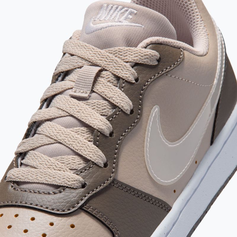Scarpe per bambini Nike Court Borough Low moon particle/cave stone/white/white 7