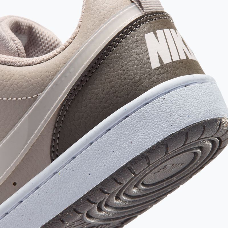 Scarpe per bambini Nike Court Borough Low moon particle/cave stone/white/white 8