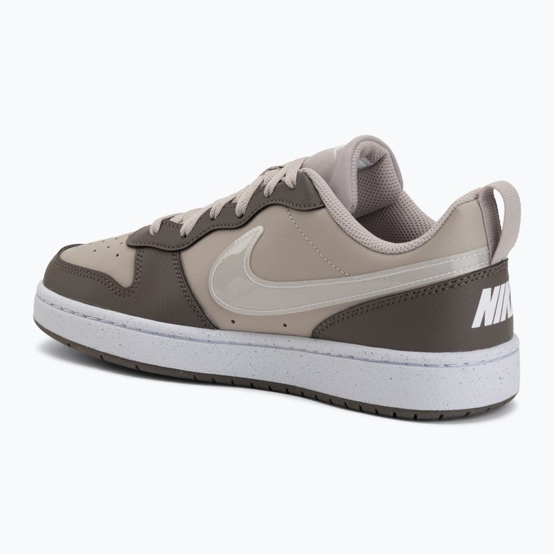 Scarpe Nike Court Borough Low moon particle/cave stone/white/white 3