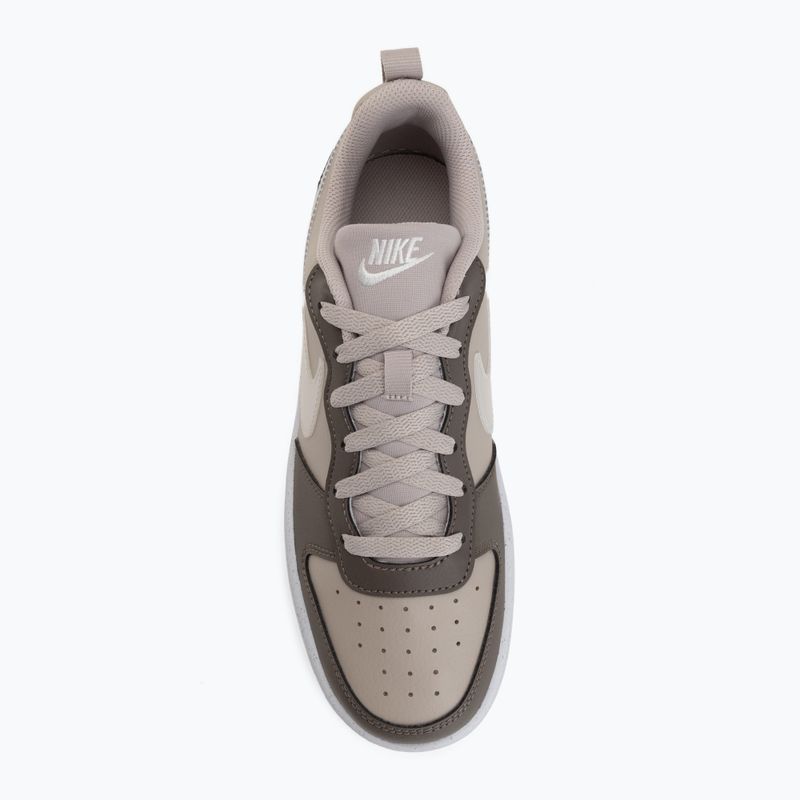 Scarpe Nike Court Borough Low moon particle/cave stone/white/white 5