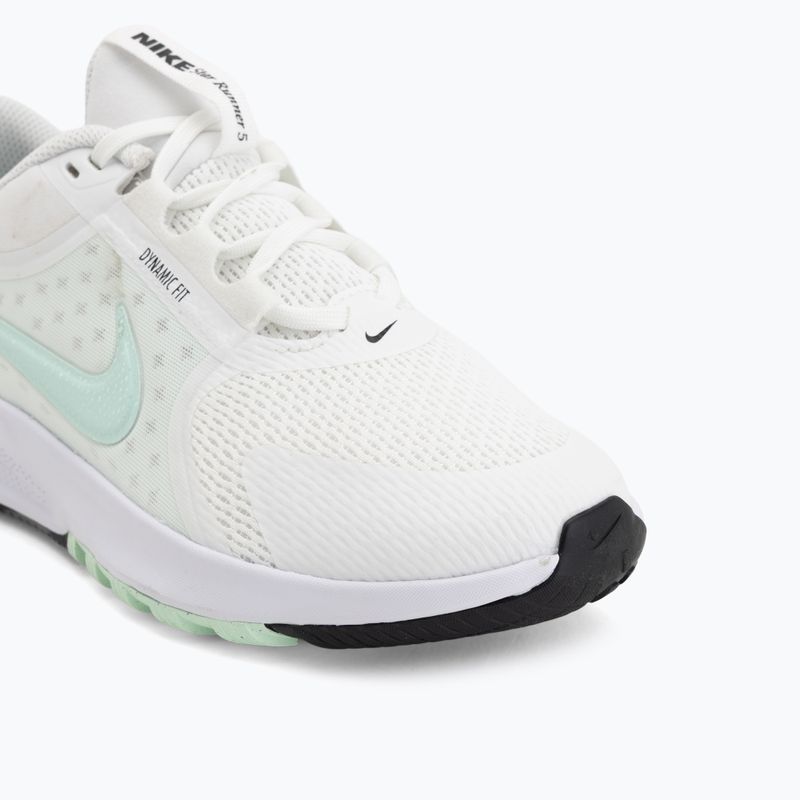 Scarpe da corsa Nike Star Runner 5 summit white/black/arctic green 7