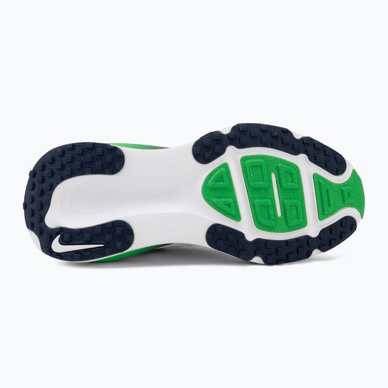 Scarpe da corsa Nike Vomero 18 bianco/verde brillante/blu notte 4