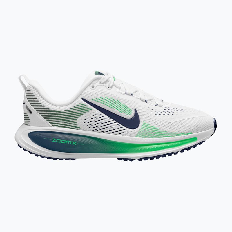 Scarpe da corsa per bambini Nike Vomero 18 white/green spark/midnight navy