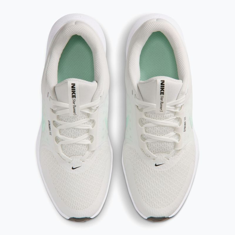 Scarpe da corsa Nike Star Runner 5 summit white/black/arctic green 11