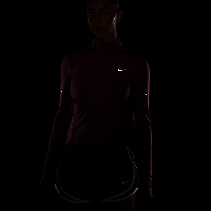 Felpa da corsa donna Nike Swift Dri-Fit Full Zip pink smoke 4