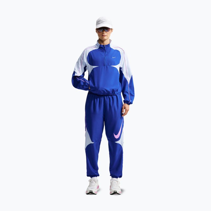 Giacca da corsa donna Nike Tempo Dri-FIT 1/2-Zip old royal/football grey/pink rise 2