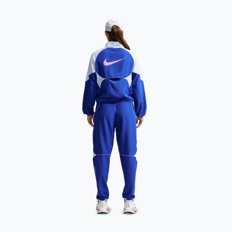 Giacca da corsa donna Nike Tempo Dri-FIT 1/2-Zip old royal/football grey/pink rise 3