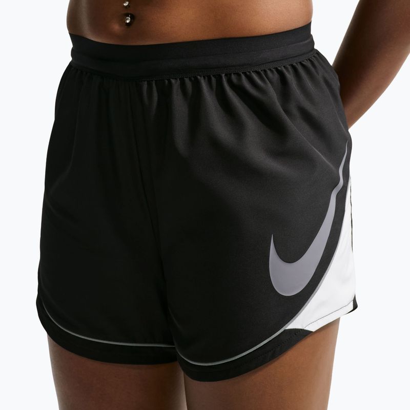 Pantaloncini da corsa da donna Nike Tempo Dri-Fit Unlined black/white/cool grey 4