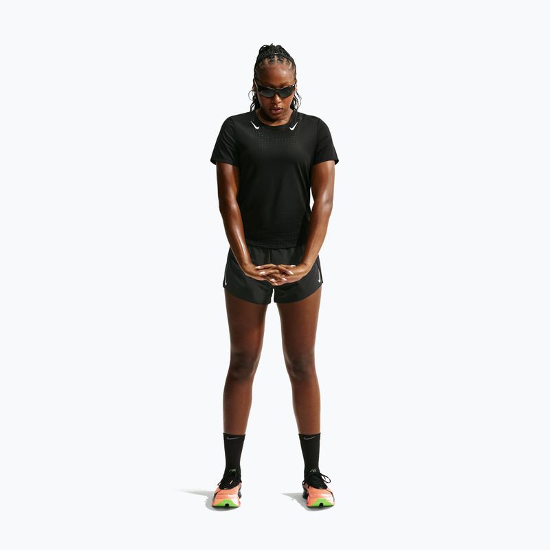 Maglia da running da donna Nike AeroSwift black/white 2