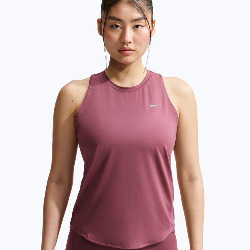 Maglia da running da donna Nike Swift Dri-Fit Tank Top pink smoke 4