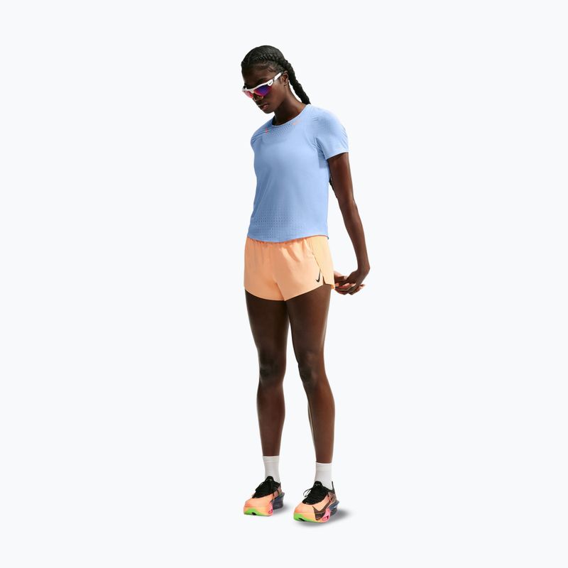 Maglia da running da donna Nike AeroSwift aluminum/atomic pink 2