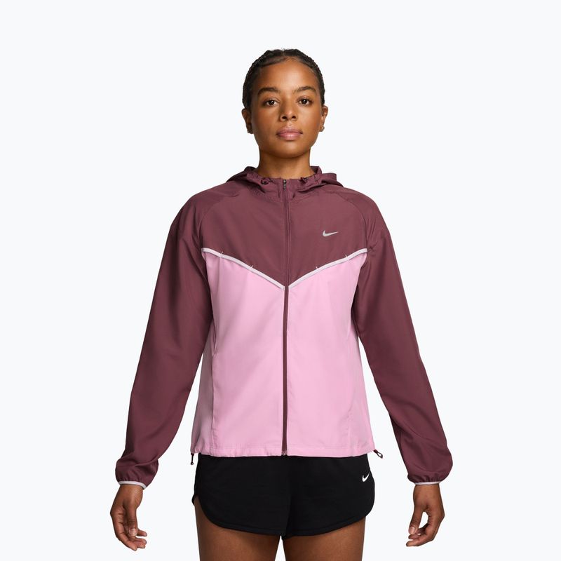 Giacca da running da donna Nike Tempo Windrunner pink smoke/pink rise