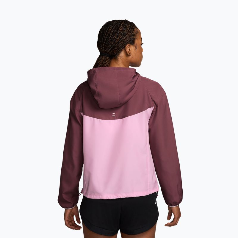 Giacca da running da donna Nike Tempo Windrunner pink smoke/pink rise 2