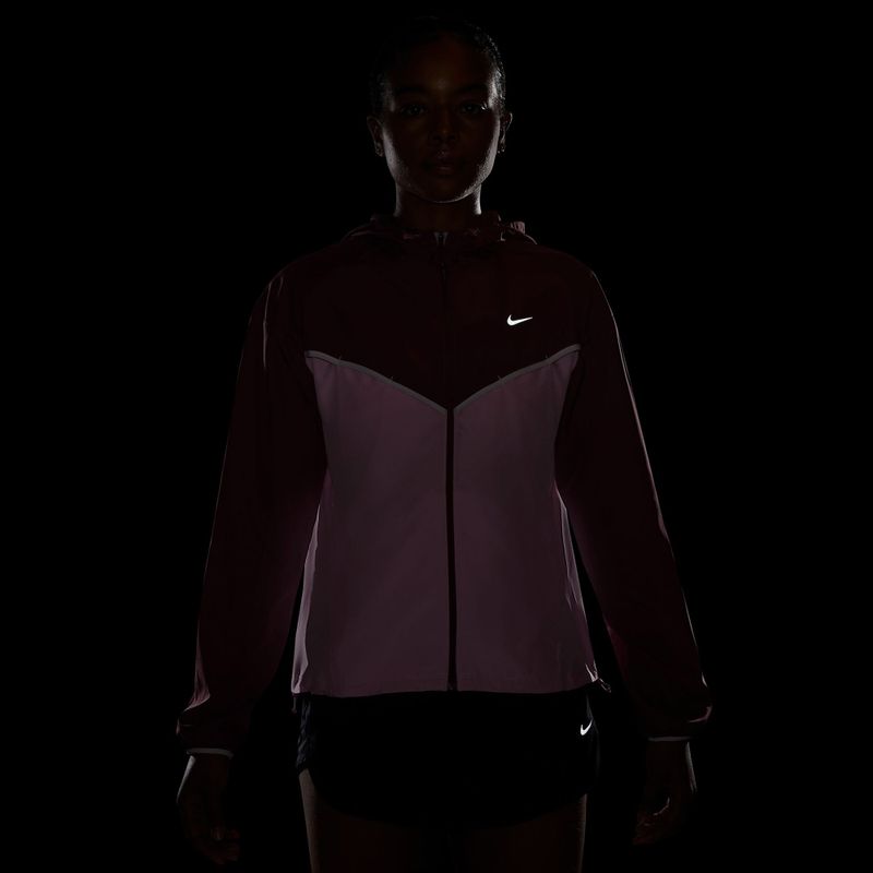 Giacca da running da donna Nike Tempo Windrunner pink smoke/pink rise 4