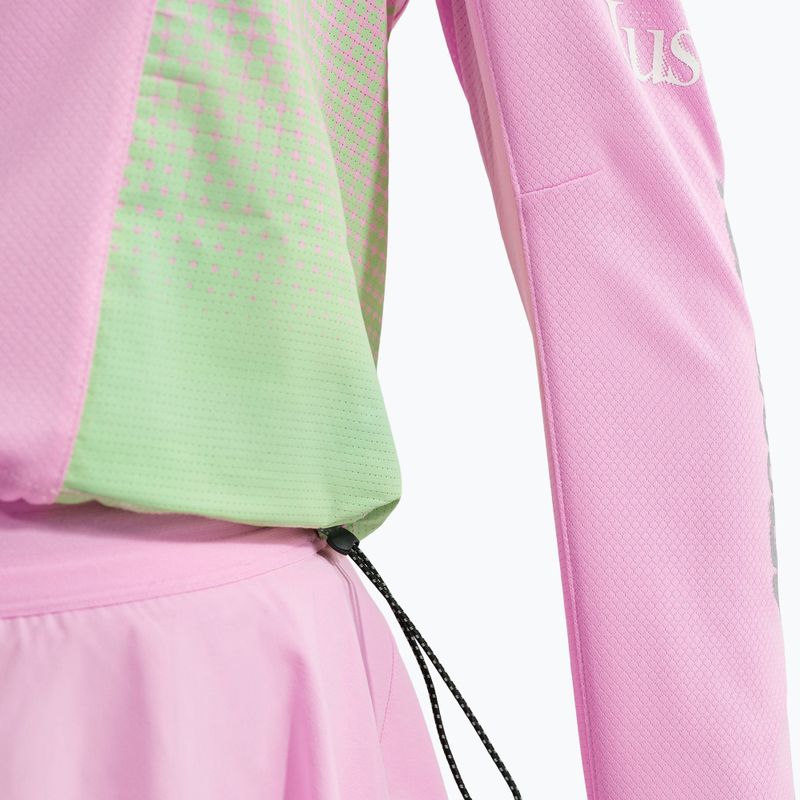 Longsleeve da running donna Nike Swift Jersey Top pink rise/illusion green 6