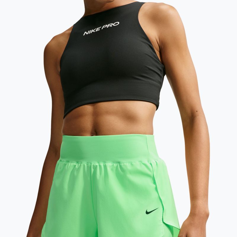 Pantaloncini da allenamento da donna Nike Pro Sculpt illusion green/black 4