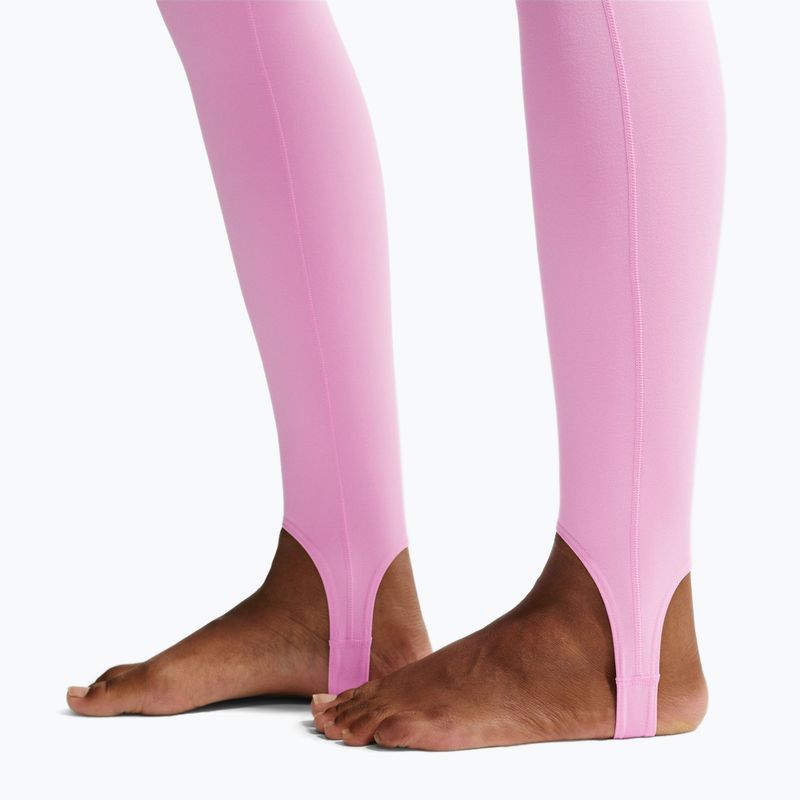 Leggings da allenamento donna Nike One pink rise/white 7