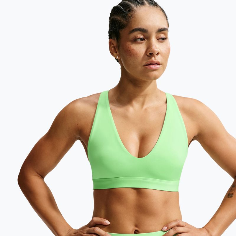 Reggiseno sportivo Nike Indy Strappy illusion green/black