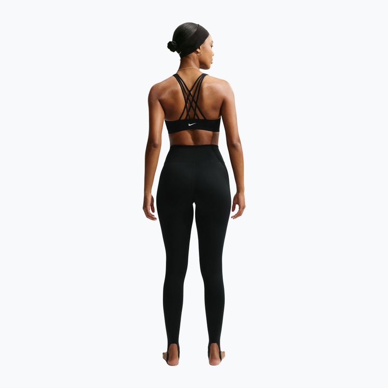 Reggiseno sportivo Nike Indy Strappy black/white 3
