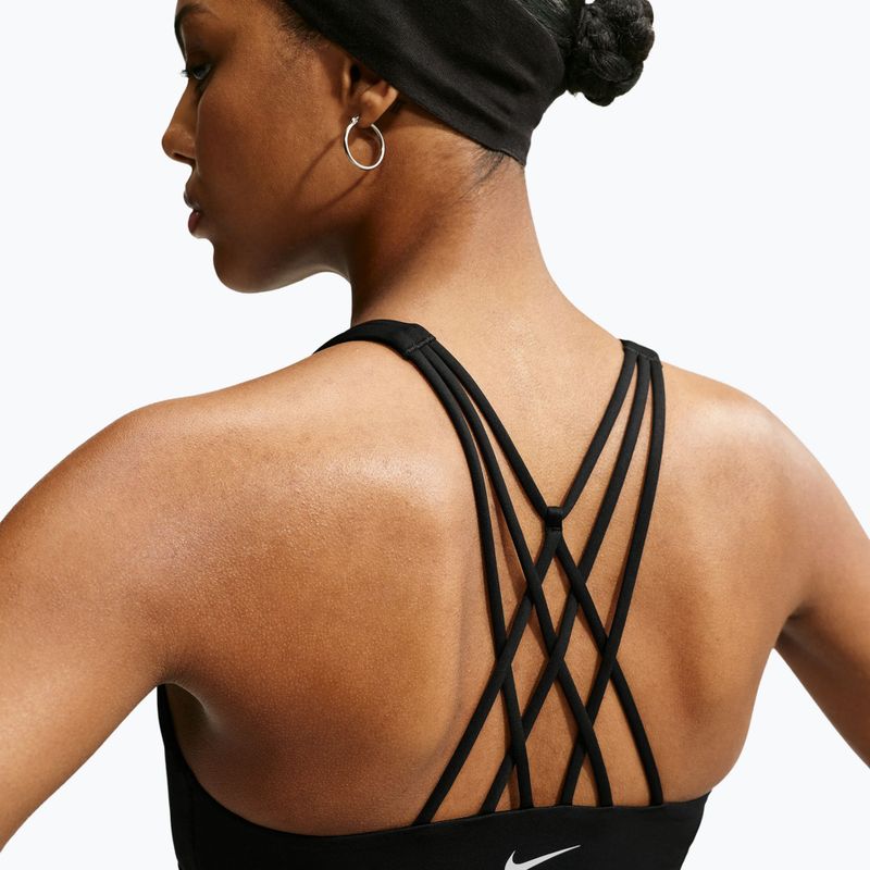 Reggiseno sportivo Nike Indy Strappy black/white 5
