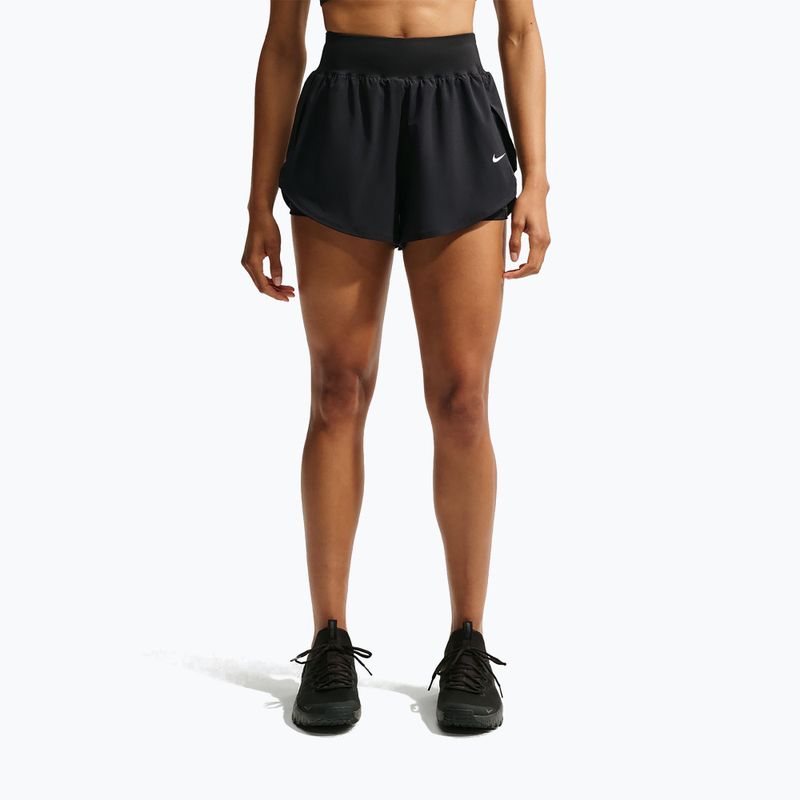 Pantaloncini da allenamento da donna Nike Pro Sculpt black/white