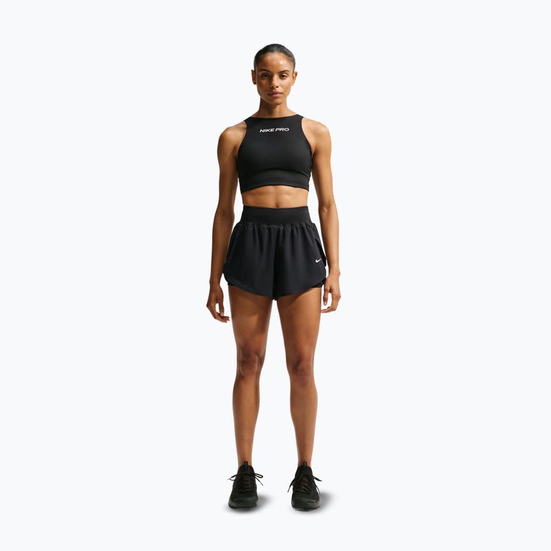 Pantaloncini da allenamento da donna Nike Pro Sculpt black/white 2