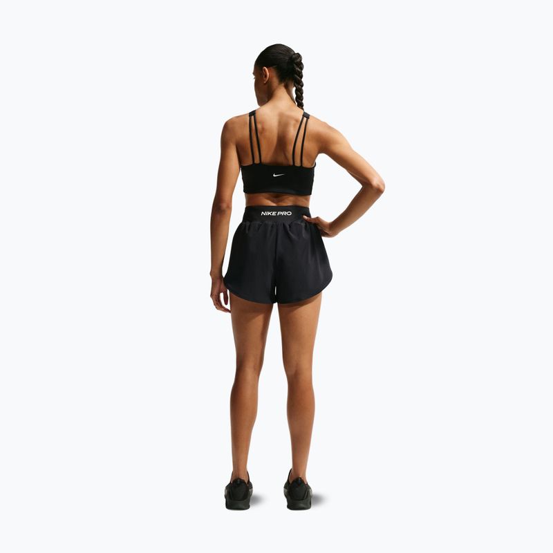Pantaloncini da allenamento da donna Nike Pro Sculpt black/white 3