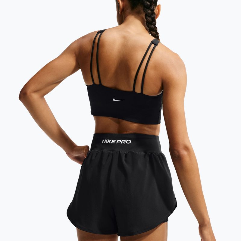 Pantaloncini da allenamento da donna Nike Pro Sculpt black/white 4