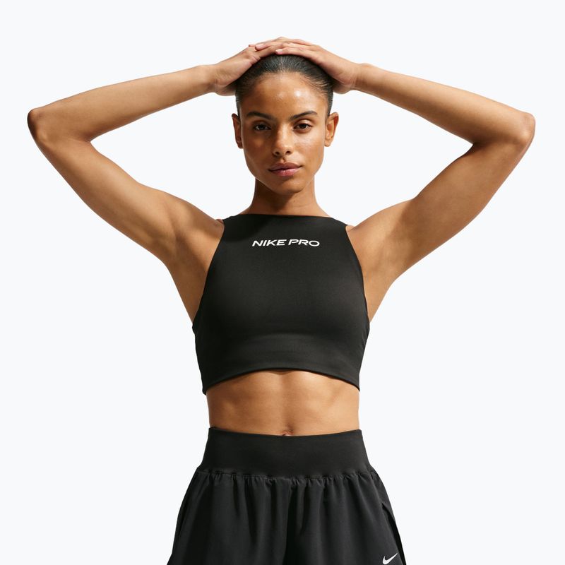 Pantaloncini da allenamento da donna Nike Pro Sculpt black/white 6