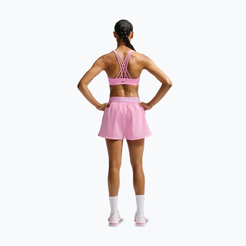 Reggiseno sportivo Nike Indy Strappy pink rise/black 2