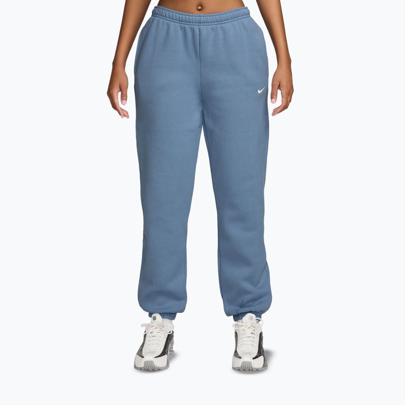 Pantaloni da donna Nike Studio Fleece work blue/sail