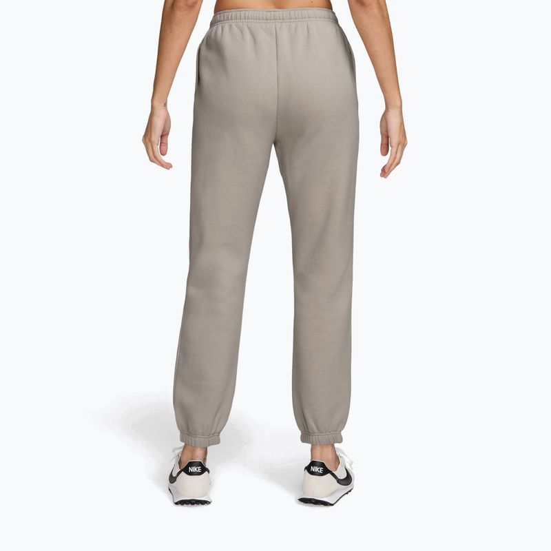 Pantaloni da donna Nike Studio Fleece cream li/sail 2