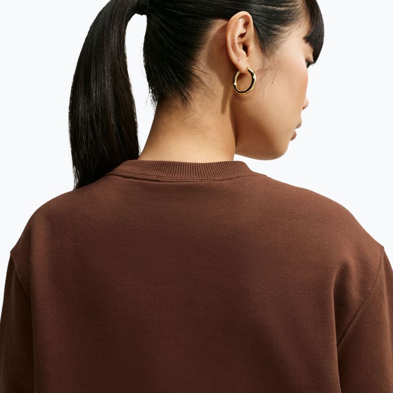 Felpa donna Nike Studio Fleece cacao wow/sail 6