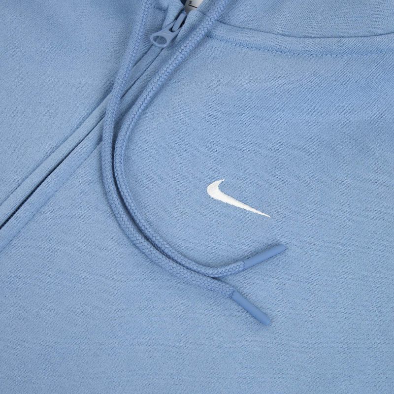 Felpa donna Nike Studio Fleece Medium Weight Oversized Full Zip work blue/sail 6