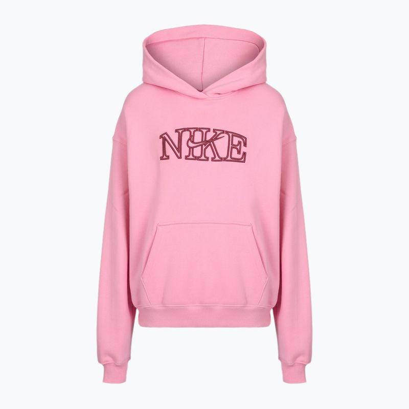 Felpa donna Nike Studio Fleece pink rise/pink smoke 4