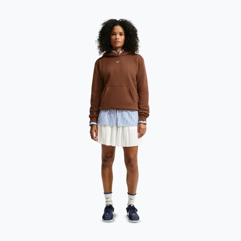 Felpa donna Nike Studio Fleece cacao wow/sail 2