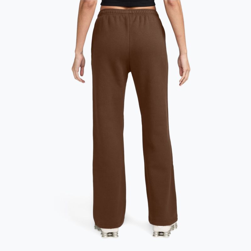 Pantaloni da donna Nike Studio Fleece cacao wow/sail 2