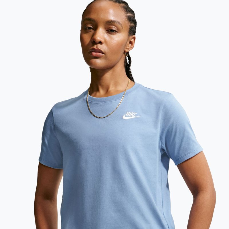 Maglietta da donna Nike Sportswear Club Essentials work blue 3