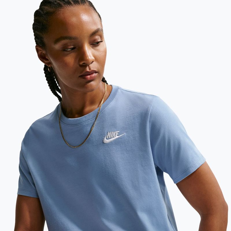 Maglietta da donna Nike Sportswear Club Essentials work blue 5