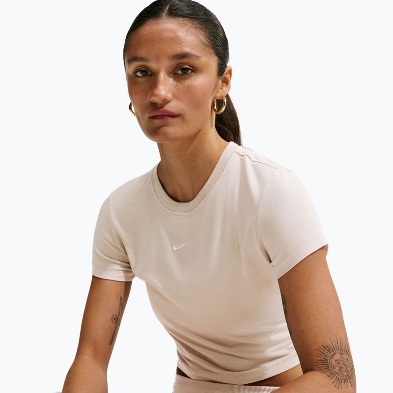 Maglietta da donna Nike Sportswear Chill Knit cream Ii/sail 6