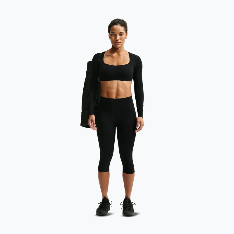 Reggiseno sportivo Nike Zenvy black/cool grey 2