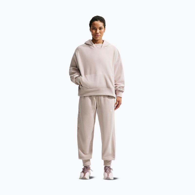 Felpa da allenamento donna Nike One Therma-FIT Oversized cream Ii/white 2