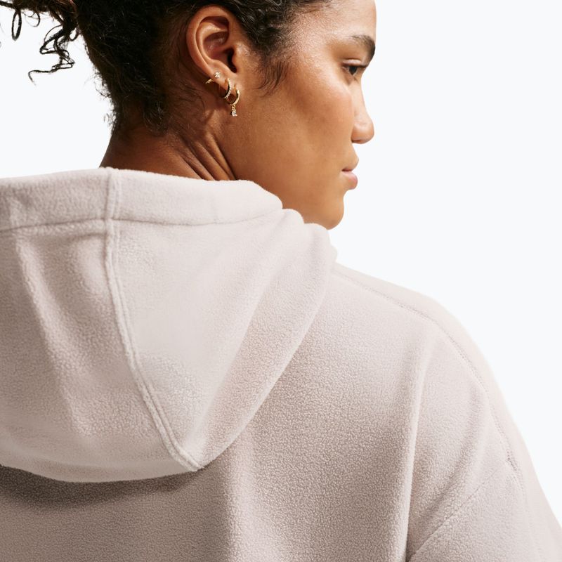 Felpa da allenamento donna Nike One Therma-FIT Oversized cream Ii/white 5