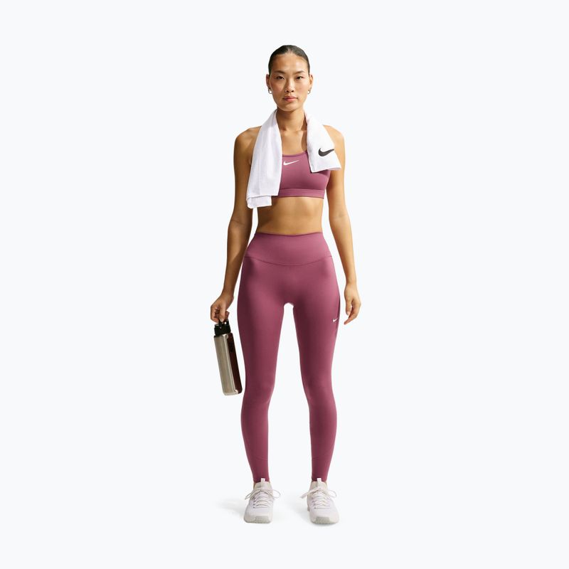 Leggings da donna Nike One pink smoke/pink smoke/pink rise/white 2