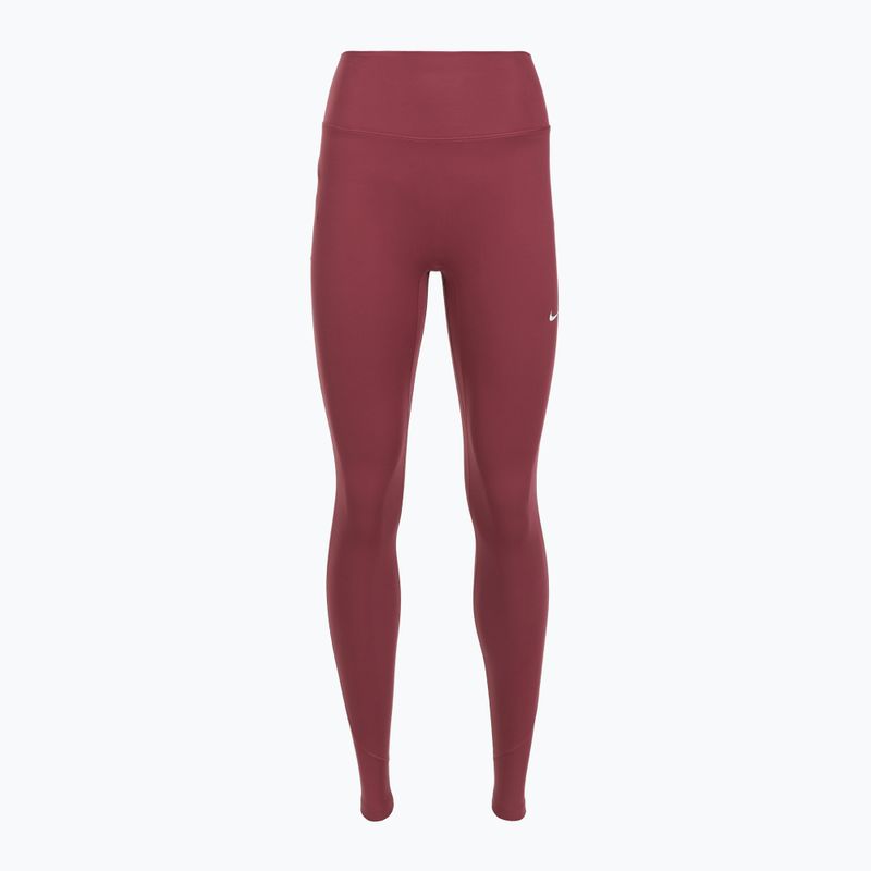 Leggings da donna Nike One pink smoke/pink smoke/pink rise/white 7