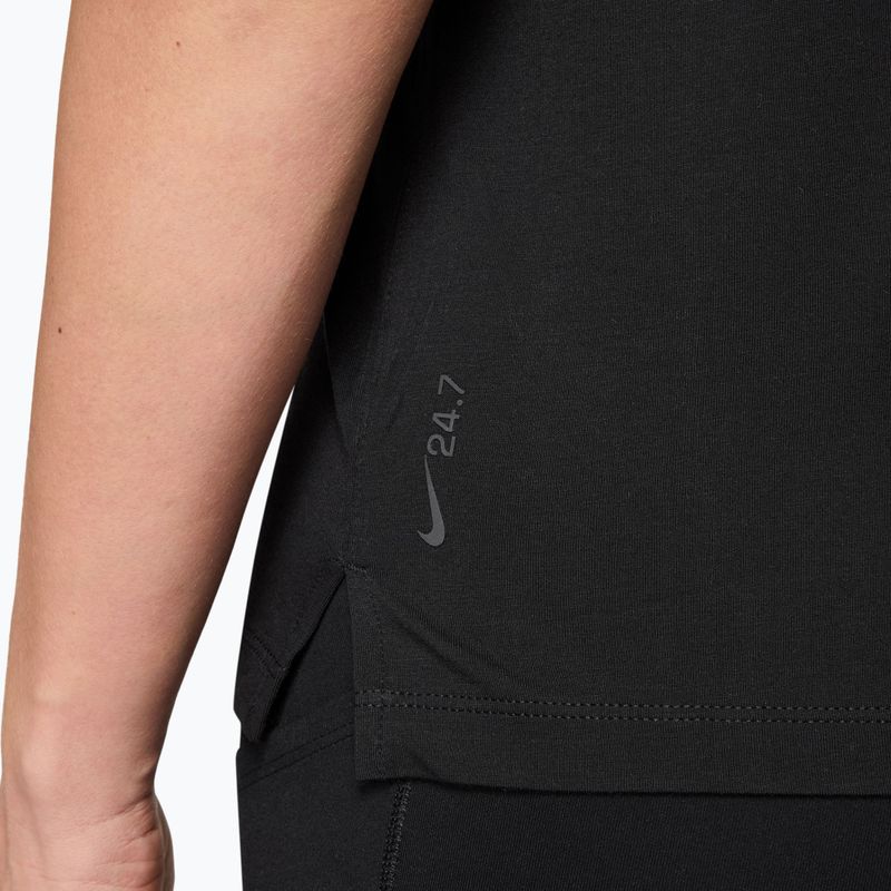 Maglia da allenamento donna Nike 24.7 ImpossiblySoft Light black/dark smoke grey 3